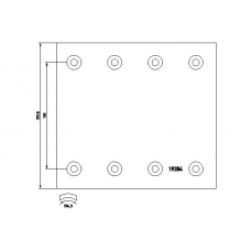 19284 TEXTAR Тормозные колодки, барабанный тормоз
