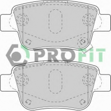 5000-1649 PROFIT Комплект тормозных колодок, дисковый тормоз