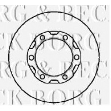 BBD4905 BORG & BECK Тормозной диск
