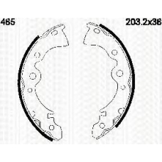 8100 14465 TRIDON Brake shoes