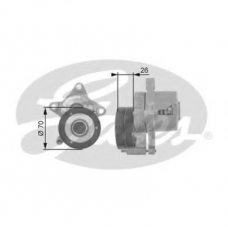 T38283 GATES Натяжной ролик, поликлиновой  ремень