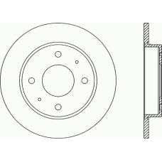 BDA2039.10 OPEN PARTS Тормозной диск