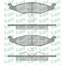 05P1352 LPR Комплект тормозных колодок, дисковый тормоз