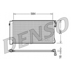 DCN05012 DENSO Конденсатор, кондиционер