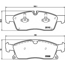 8DB 355 019-701 HELLA Комплект тормозных колодок, дисковый тормоз