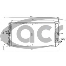 300367 ACR Конденсатор, кондиционер