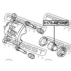 0176-AE100F FEBEST Поршень, корпус скобы тормоза