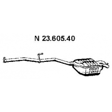 23.605.40 EBERSPACHER Глушитель выхлопных газов конечный
