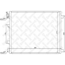 10-45484-SX STELLOX Конденсатор, кондиционер