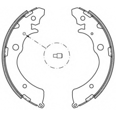 BSA2143.00 OPEN PARTS Комплект тормозных колодок