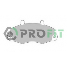5000-0700 PROFIT Комплект тормозных колодок, дисковый тормоз