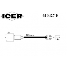610427 E ICER Сигнализатор, износ тормозных колодок