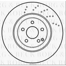 BBD6048S BORG & BECK Тормозной диск