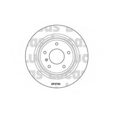 DF2783 TRW Тормозной диск