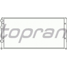 112 218 TOPRAN Радиатор, охлаждение двигателя