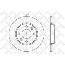 6020-1926-SX STELLOX Тормозной диск