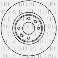 BBD4468 BORG & BECK Тормозной диск