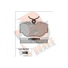 RB1146-700 R BRAKE Комплект тормозных колодок, дисковый тормоз