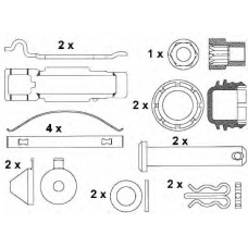 DCV1329BFE DURON Комплект тормозных колодок, дисковый тормоз