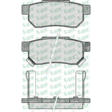 05P507 LPR Комплект тормозных колодок, дисковый тормоз