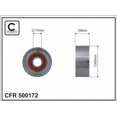 500172 CAFFARO Натяжной ролик, поликлиновой  ремень