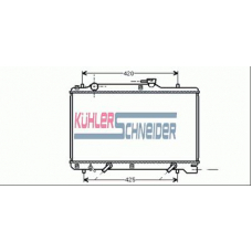 2200151 KUHLER SCHNEIDER Радиатор, охлаждение двигател