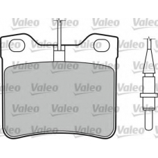 540742 VALEO Комплект тормозных колодок, дисковый тормоз