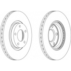 DDF1312-1 FERODO Тормозной диск