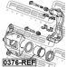 0376-REF FEBEST Поршень, корпус скобы тормоза