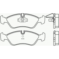 T1082 PAGID Комплект тормозных колодок, дисковый тормоз