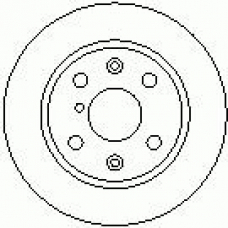 38206 KAWE Тормозной диск