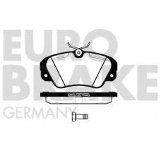5502223611 EUROBRAKE Комплект тормозных колодок, дисковый тормоз