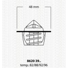 8620 3996 TRISCAN Термостат, охлаждающая жидкость