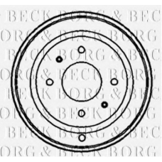 BBR7131 BORG & BECK Тормозной барабан