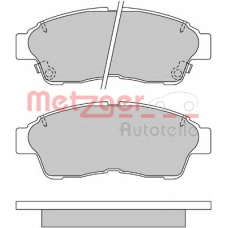 1170209 METZGER Комплект тормозных колодок, дисковый тормоз