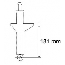 193 008 SACHS Амортизатор