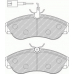 FVR1397 FERODO Комплект тормозных колодок, дисковый тормоз