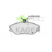 35-0197 KAGER Комплект тормозных колодок, дисковый тормоз