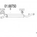 01.68750 MTS Глушитель выхлопных газов конечный