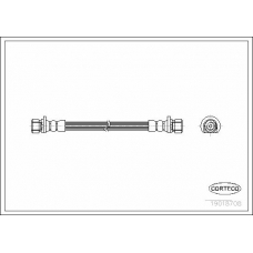 19018708 CORTECO Тормозной шланг