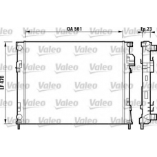 732853 VALEO Радиатор, охлаждение двигателя