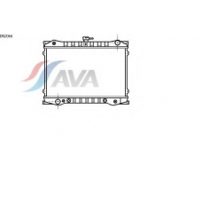 DN2066 AVA Радиатор, охлаждение двигателя