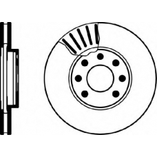 MDC1049 MINTEX Тормозной диск