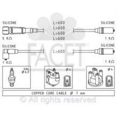 4.9934 FACET Ккомплект проводов зажигания