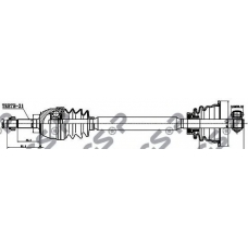 250024 GSP Приводной вал