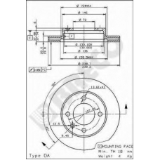 BS 7881 BRECO Тормозной диск