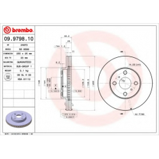 BS 8589 BRECO Тормозной диск