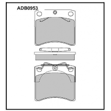 ADB0953 Allied Nippon Тормозные колодки