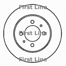 FBD1186 FIRST LINE Тормозной диск