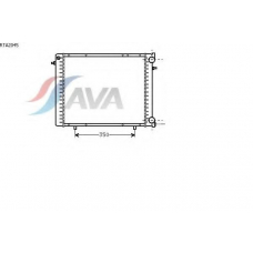 RTA2045 AVA Радиатор, охлаждение двигателя